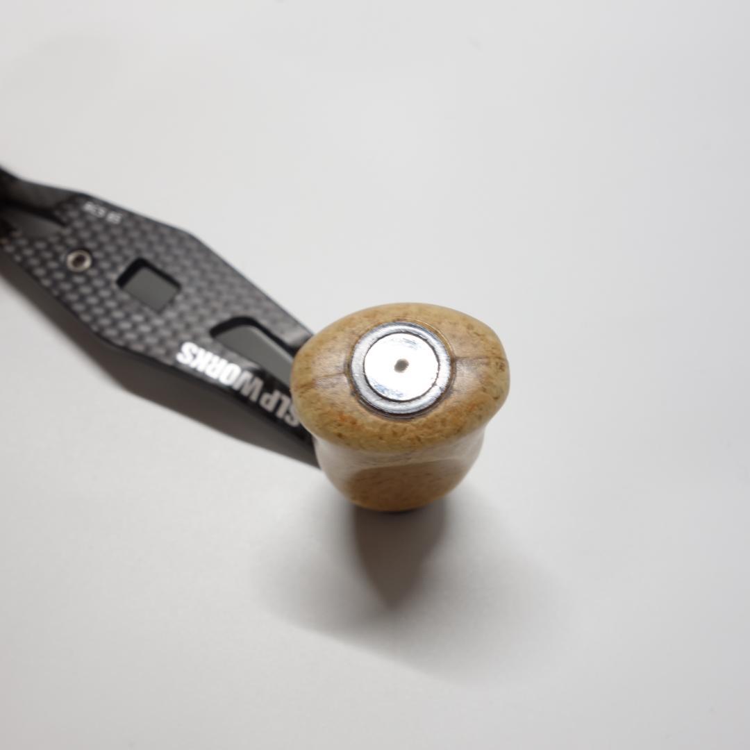 ① SLP WORKS カーボンクランクハンドル 85mm RCS ノブ付き