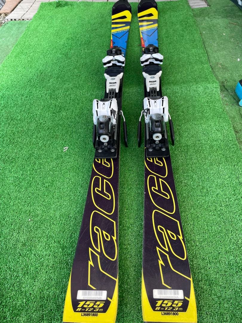 サロモン　レーシングスキーSL 155cm +X16