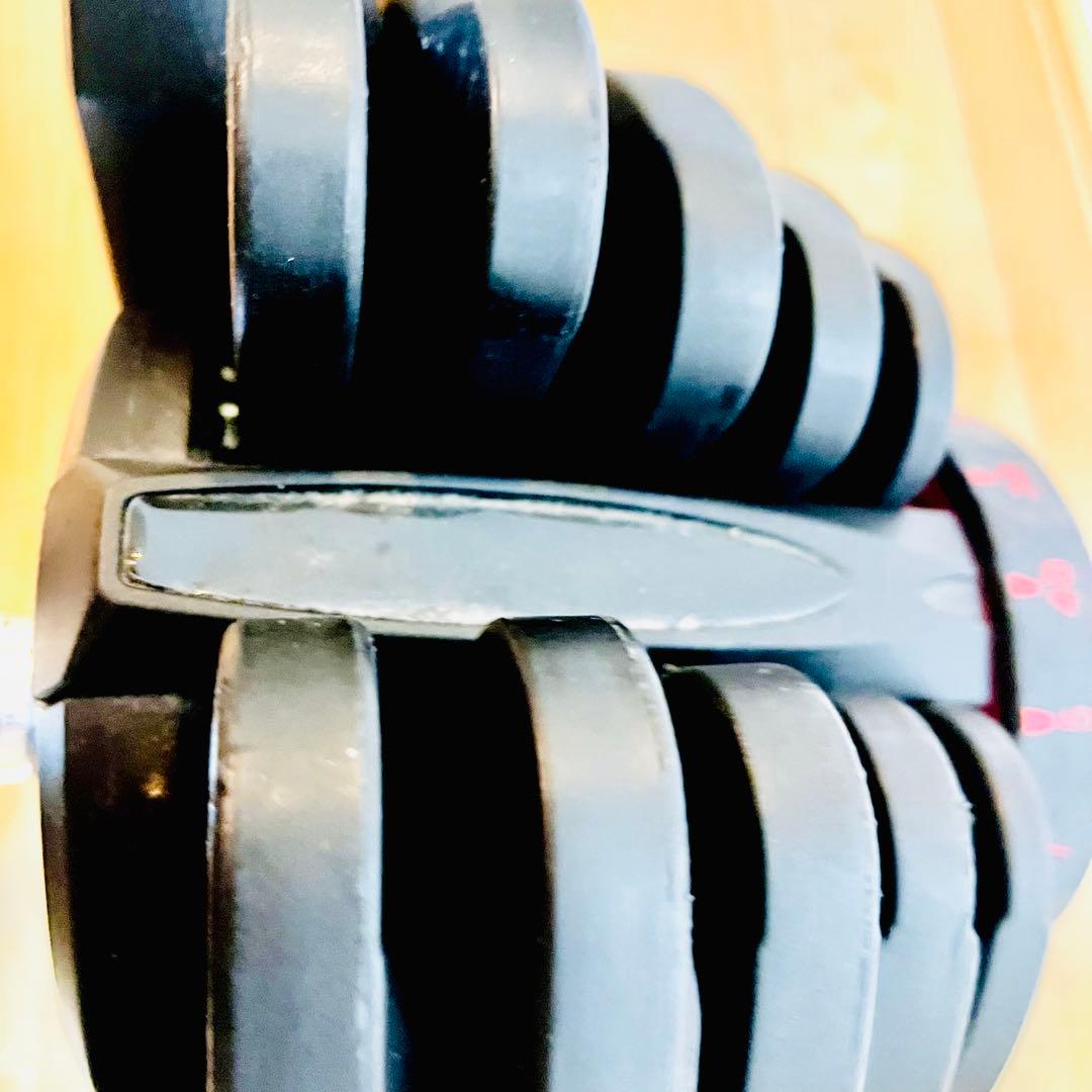 【極美品②】 可変式ダンベル 40kg 17段階調整 ダイヤル式 BARWING
