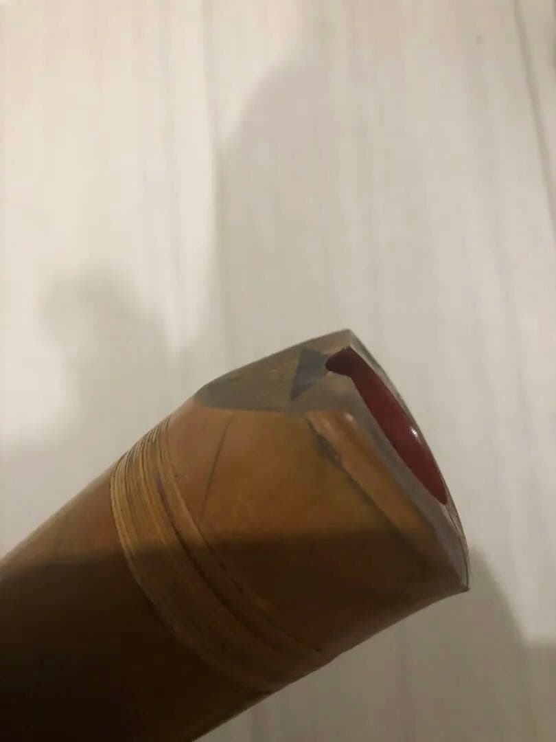 尺八　一尺八寸　清輔銘2印　和楽器
