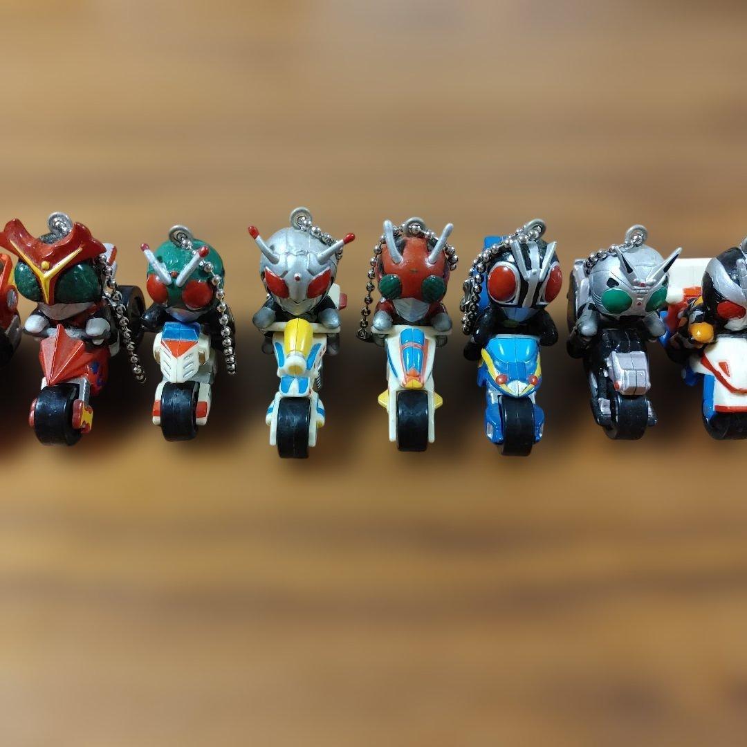 値下げ‼️仮面ライダー　ボールチェーンキーホルダー　15体セット(中古品)
