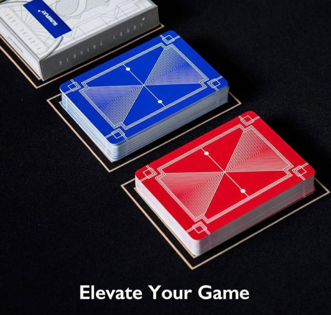 ARTGAME 100%プラスチックトランプ 2デッキポーカーカード