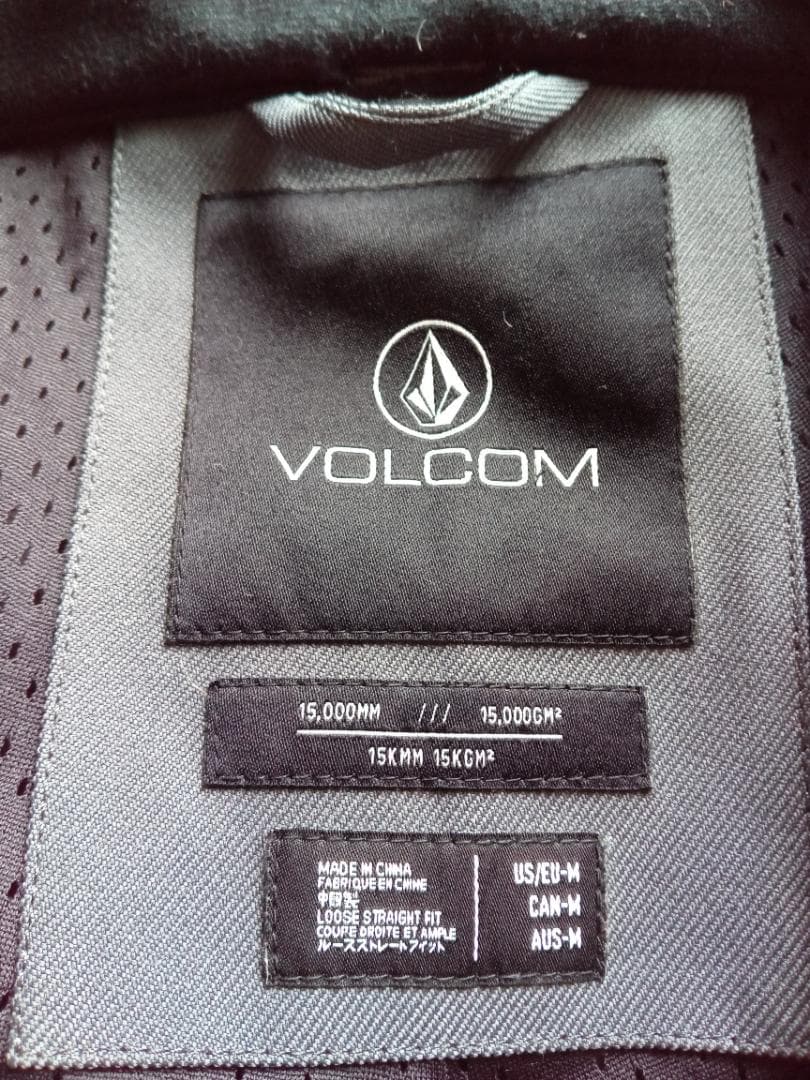 Volcom スノーボードウェア ブラック/ターコイズ　男女兼用