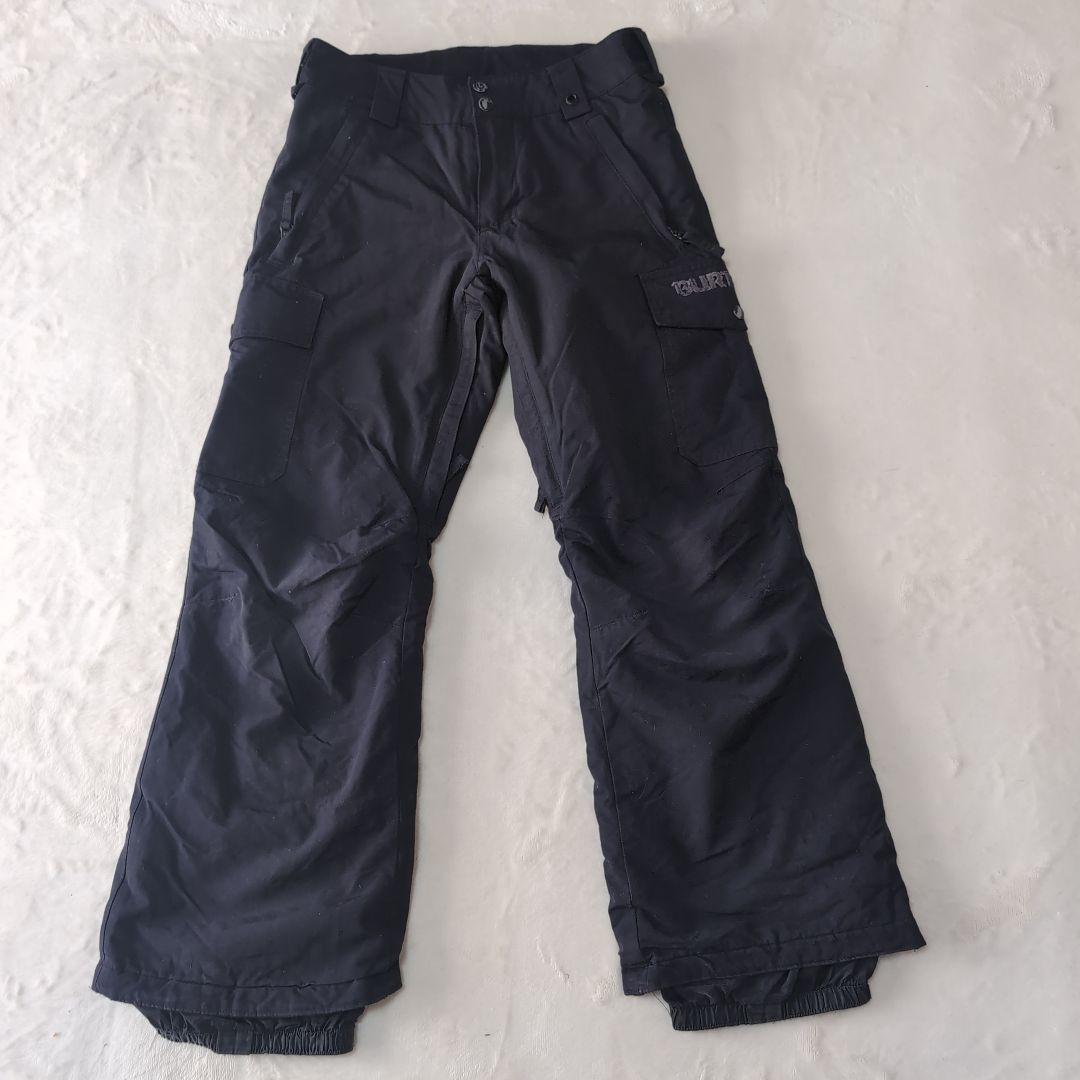 BURTONスノーボードウェア上下セットキッズMバートン（ブラック）