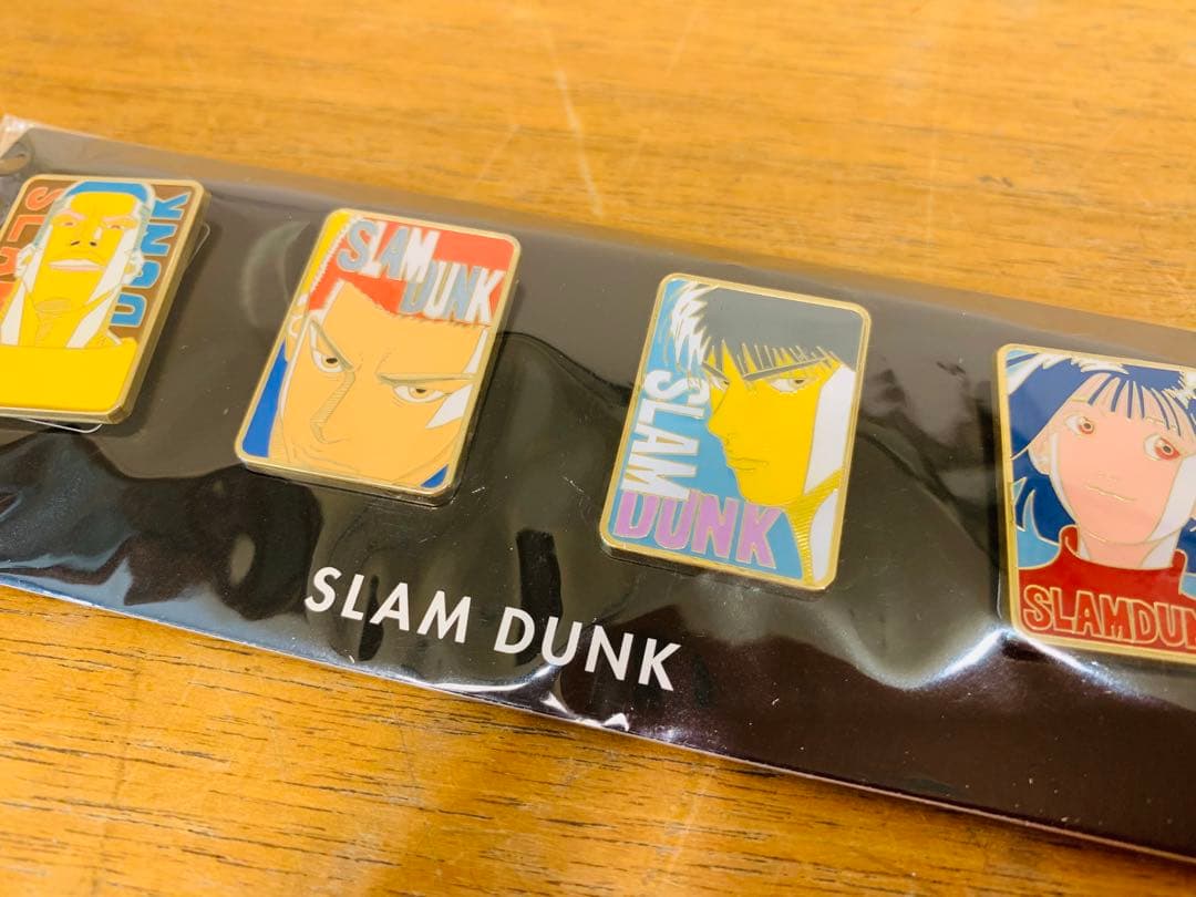 k0306-06★未使用 SLAM DUNK ピンバッジ 4個セット