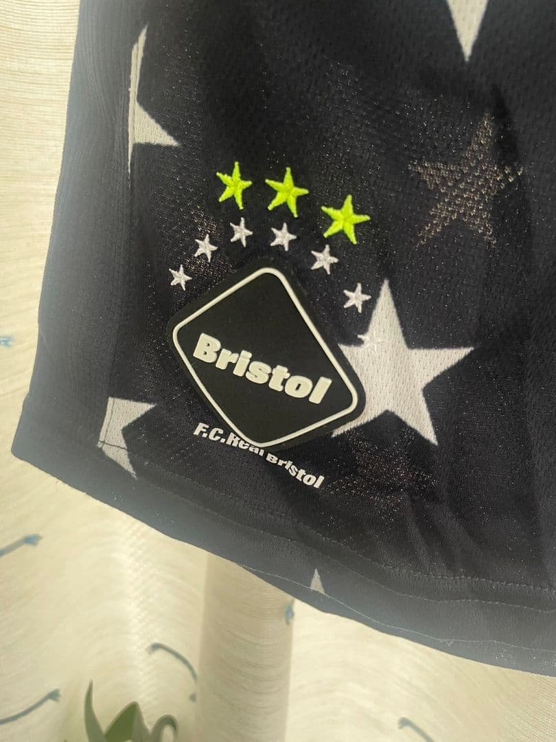 星柄メッシュシャツ FC Real Bristolネイビー