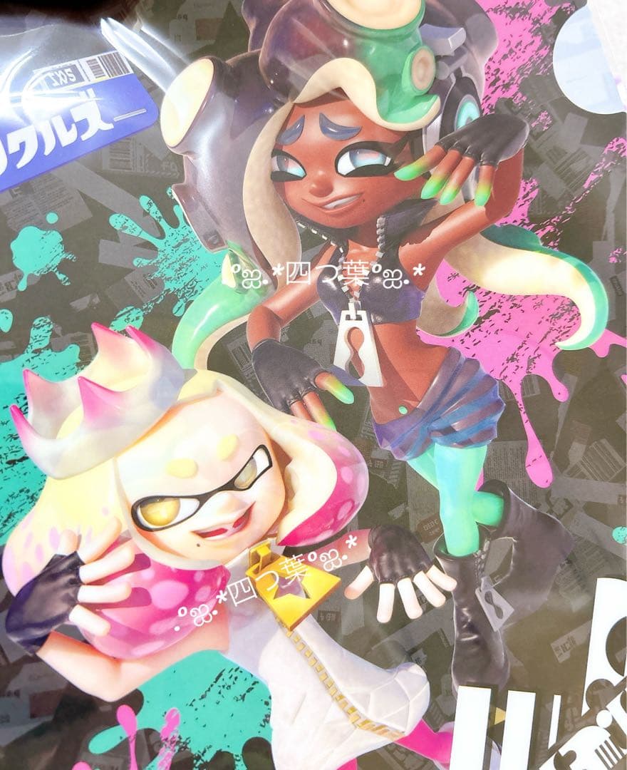 【匿名配送】サントリー　スプラトゥーン3　イオン限定　クリアファイル　4種セット