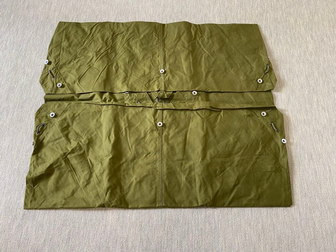 【極美品・展開図有】 ノルウェー軍幕 OD 1枚
