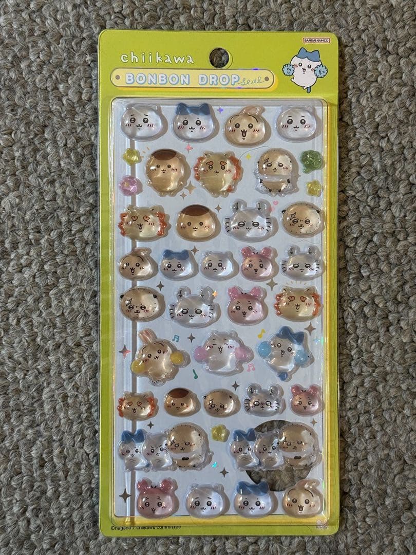 ちいかわ　ボンボンドロップシール　第一弾&第二弾　6種類セット