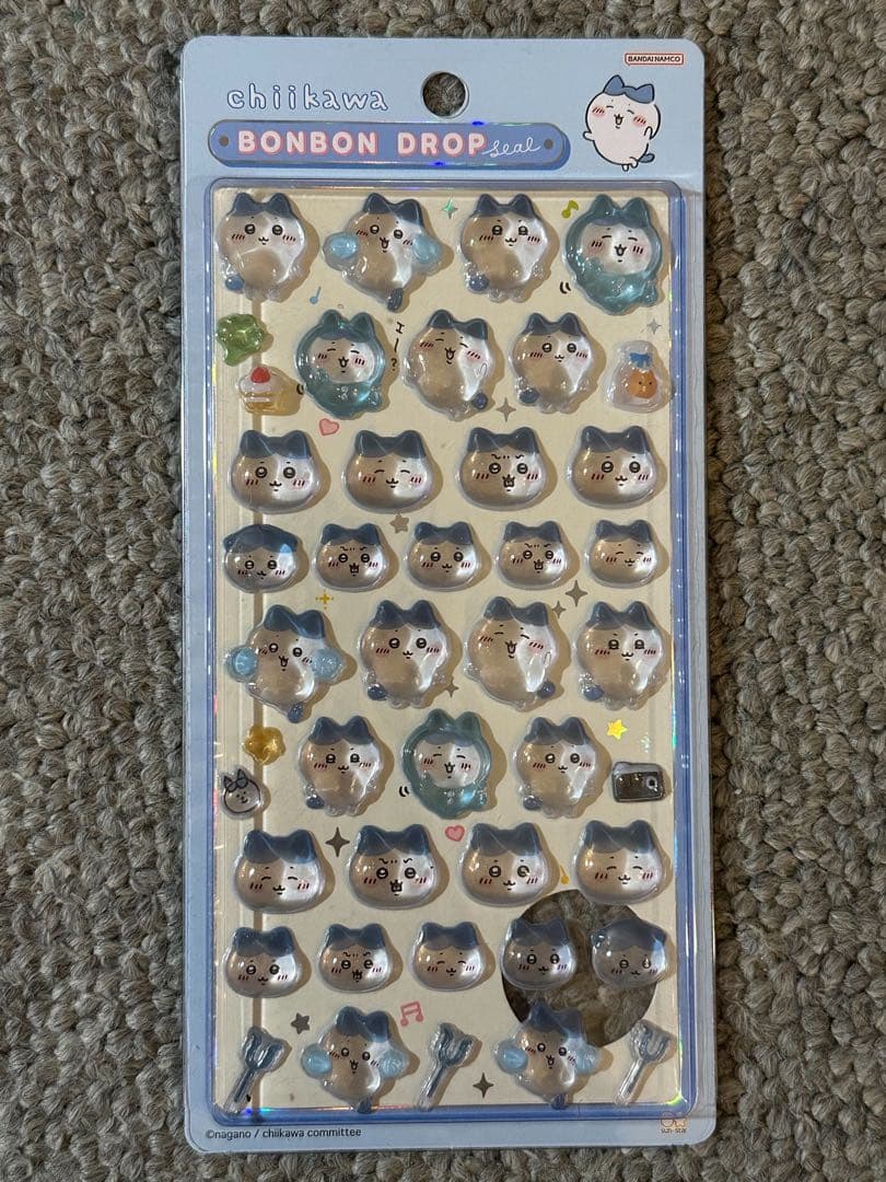 ちいかわ　ボンボンドロップシール　第一弾&第二弾　6種類セット