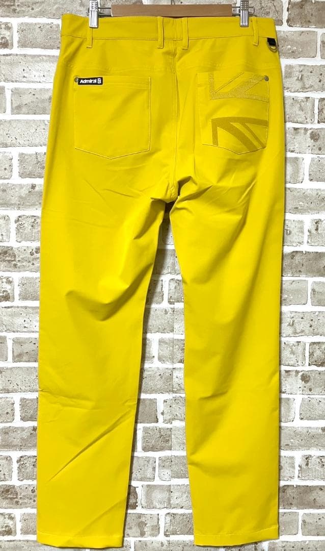 【早い者勝ち❣️】新品 アドミラルゴルフ メンズ ゴルフパンツ LL イエロー