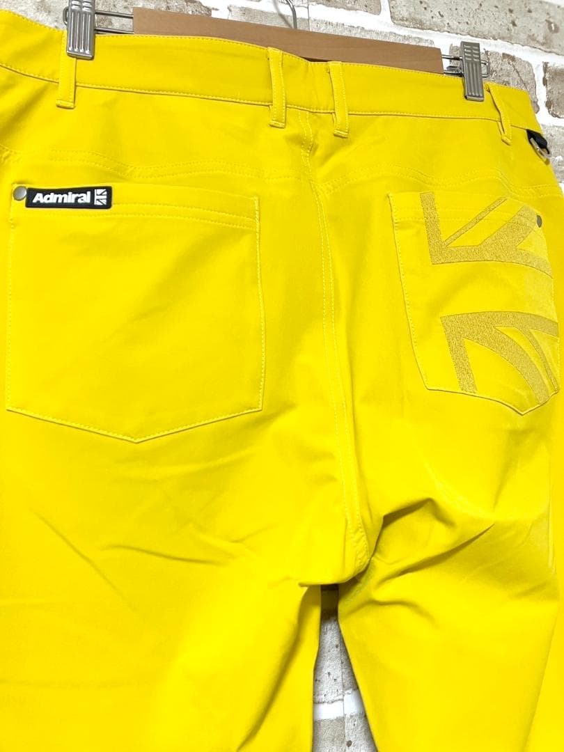 【早い者勝ち❣️】新品 アドミラルゴルフ メンズ ゴルフパンツ LL イエロー