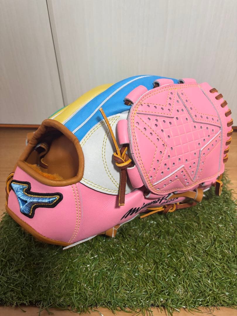 日本製　波賀ジャパン　今永モデル　ミズノプロ ダイバーシティブルー　投手