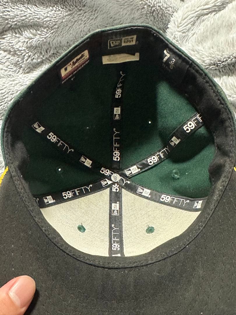 アスレチックス　ニューエラ　59fifty 7と８分の3