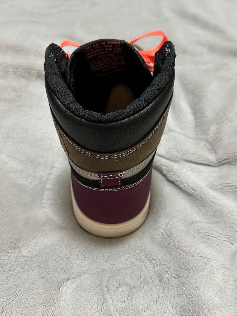 Nike Air Jordan 1 ブラウン/ホワイト/パープル26cm メンズ