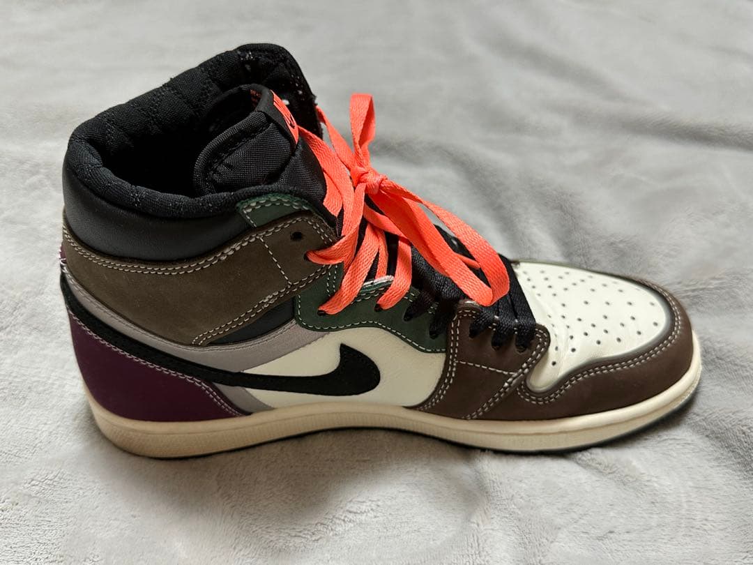 Nike Air Jordan 1 ブラウン/ホワイト/パープル26cm メンズ