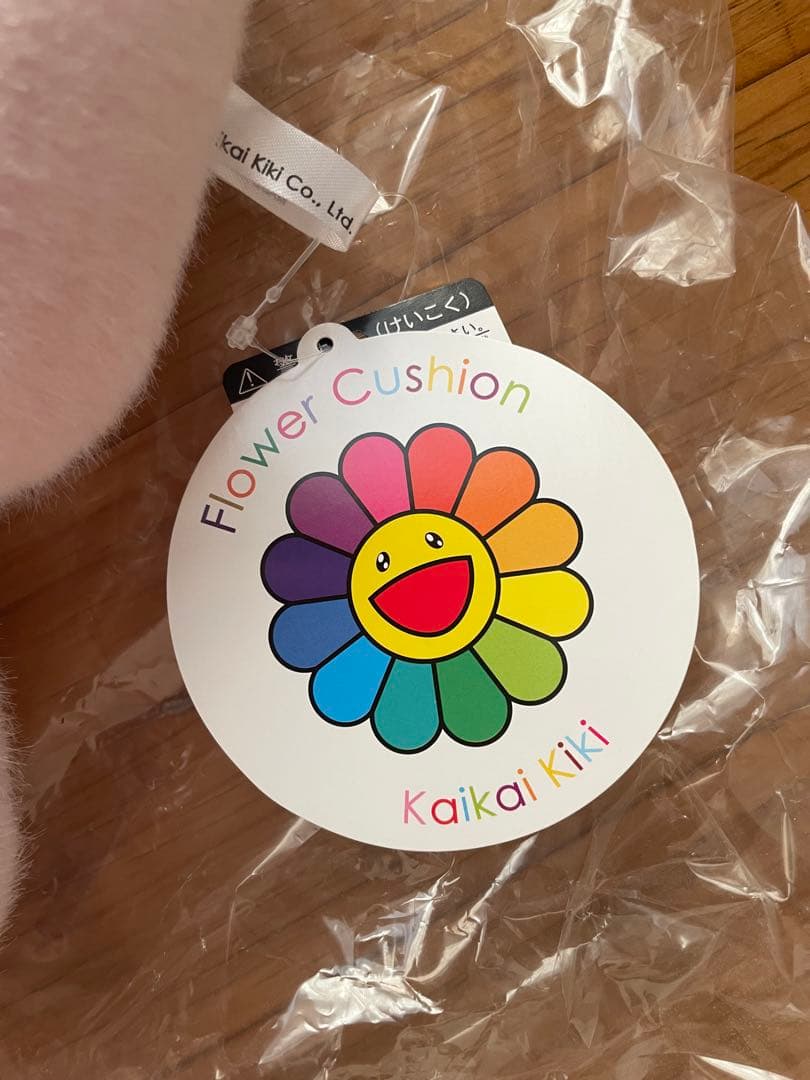 TAKASHI MURAKAMI kaikaikiki フラワークッションピンク