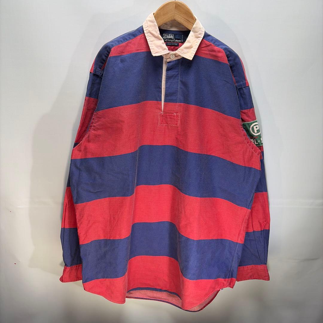 90S ラルフローレン　CP RL93 レガッタコレクション　ラガーシャツ