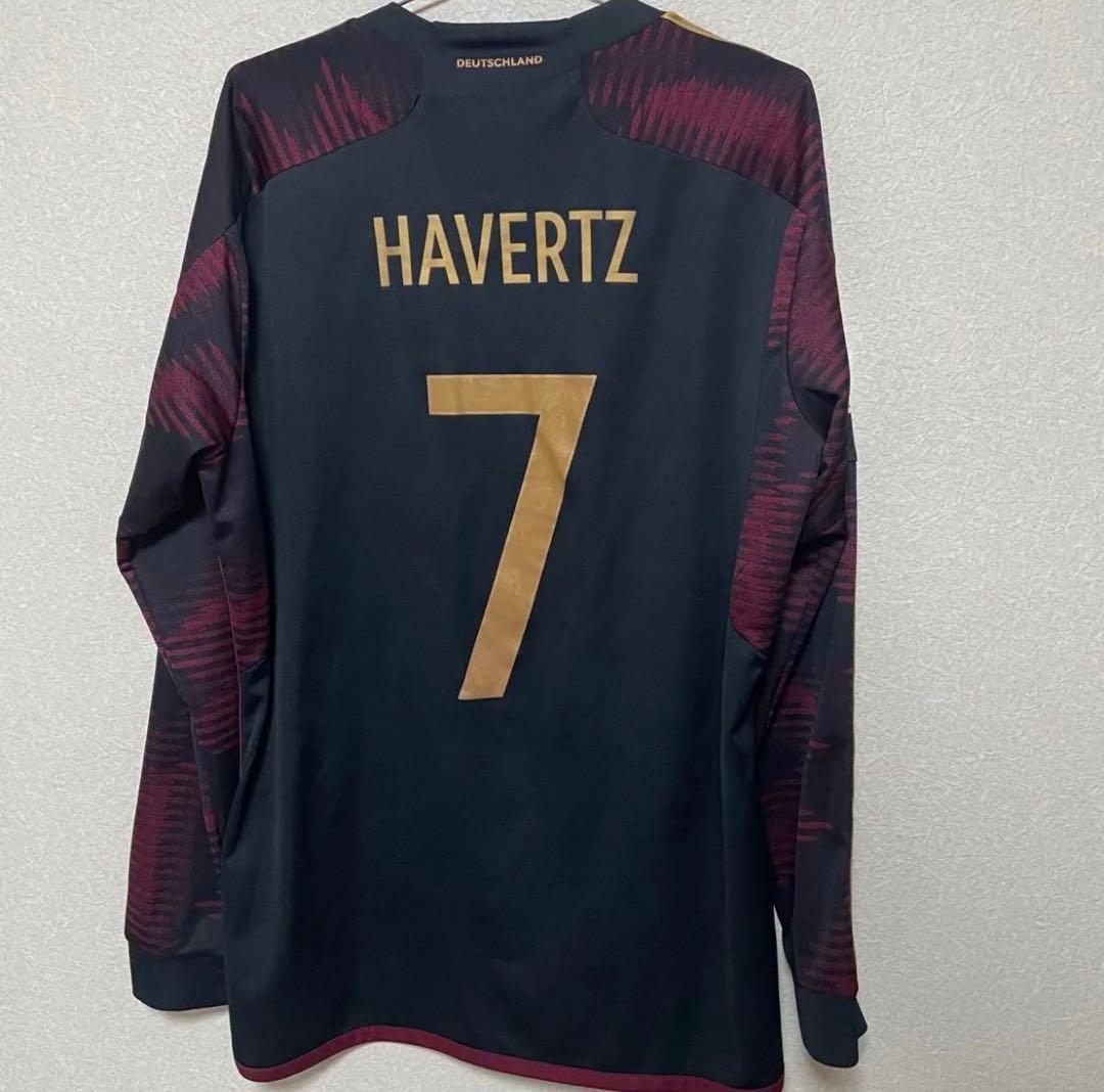 【正規品】ハヴァーツ ドイツ2022 W杯 アウェイ 長袖　2XL パッチ付