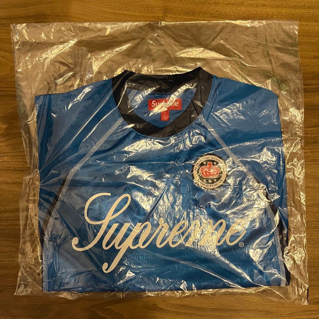supreme Jacquard Soccer Jersey Tシャツ 青 S