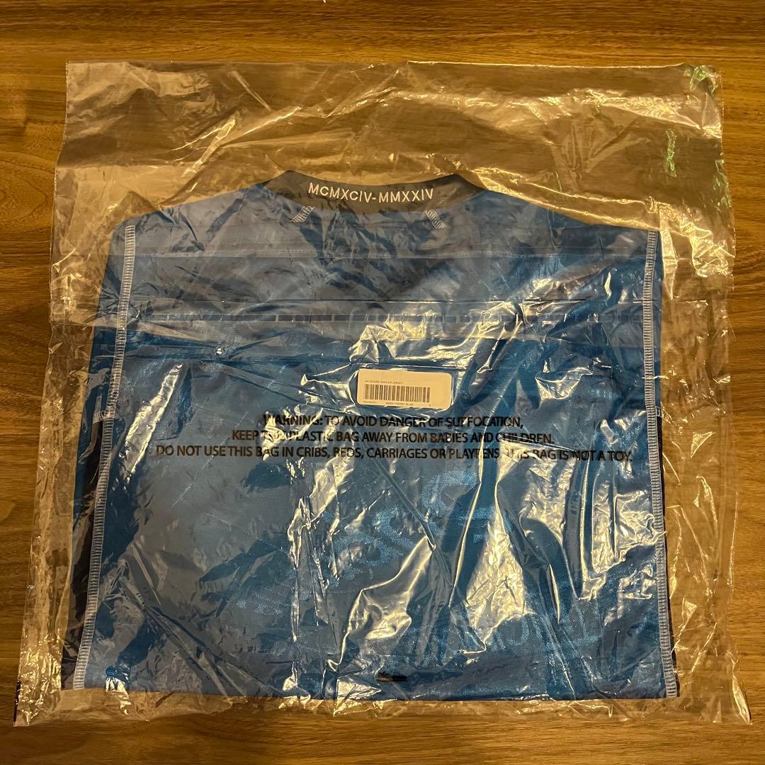 supreme Jacquard Soccer Jersey Tシャツ 青 S