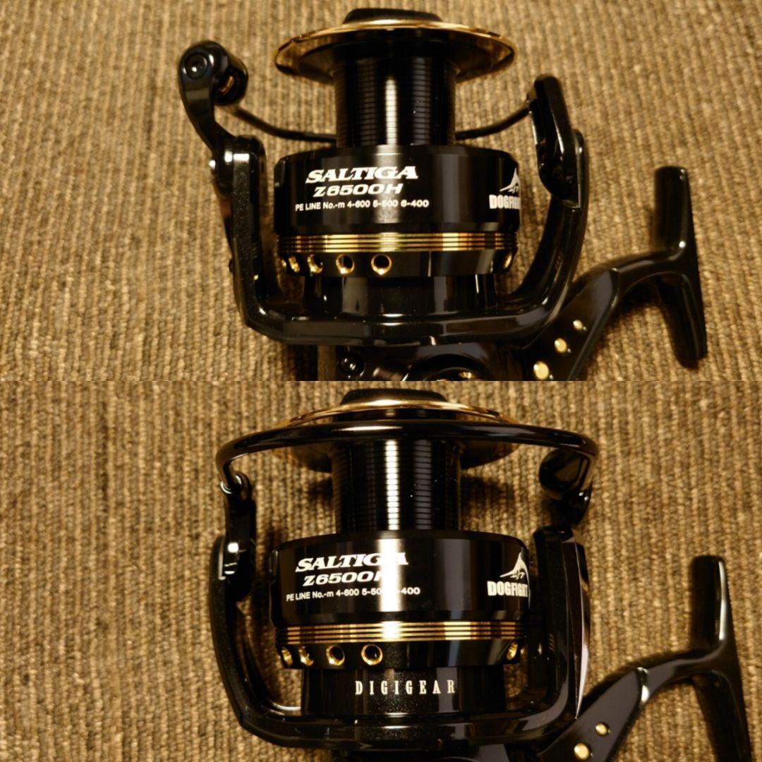 新品未使用 ダイワ 初代 06 ソルティガ Z 6500H-DF ドッグファイト