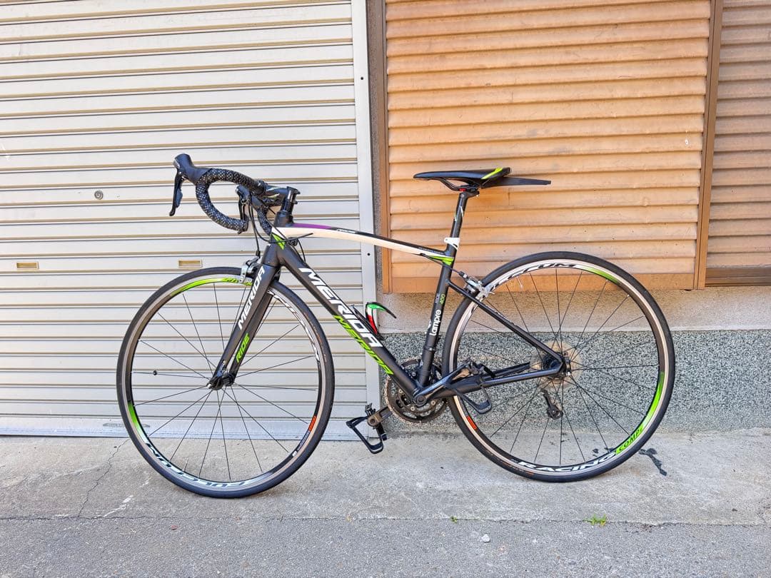 MERIDA RIDE 400 ロードバイク ブラック/グリーン