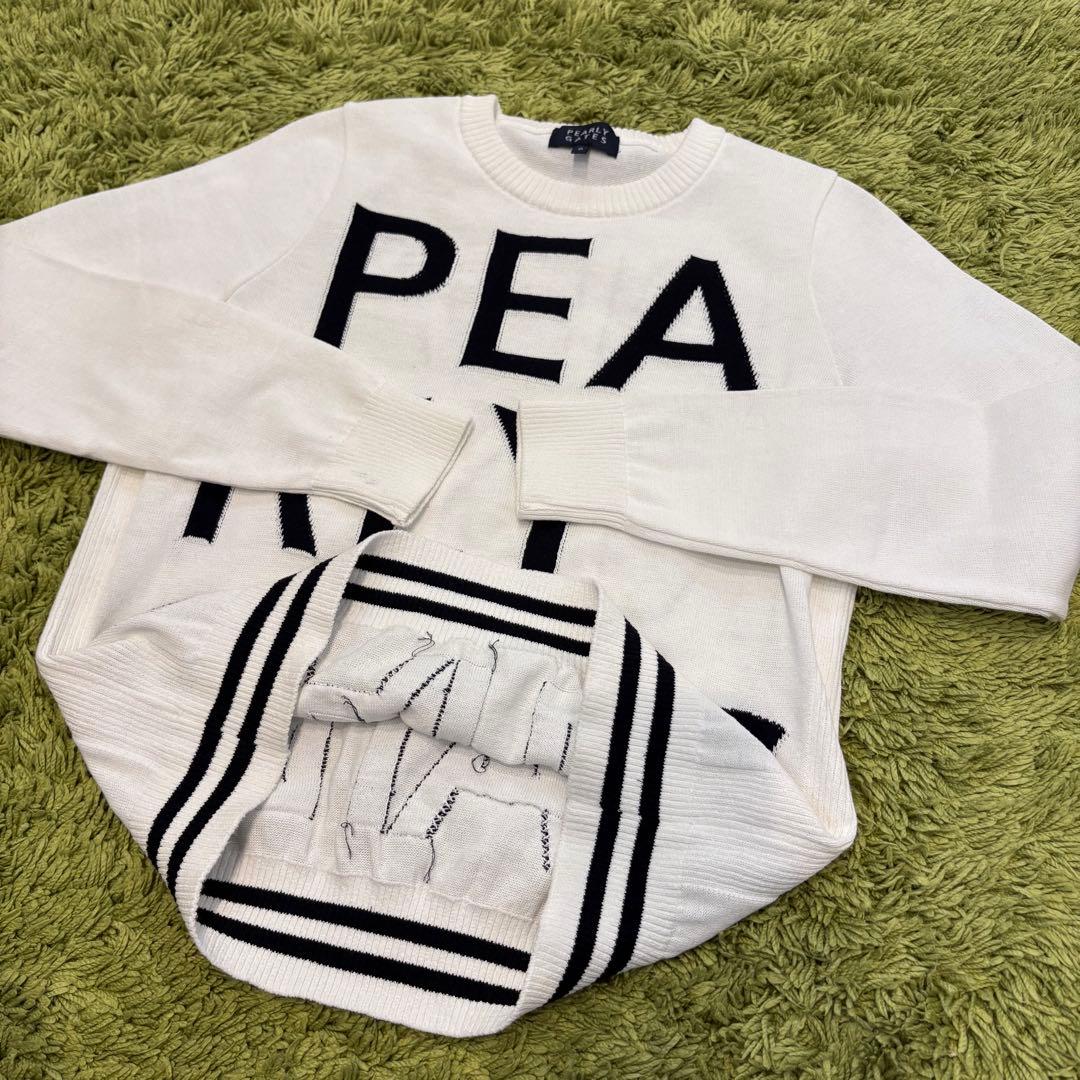 パーリーゲイツ PEARLYGATES ニット セーター ロゴ ホワイト 0