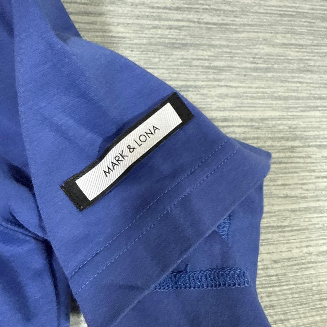 美品　MARK&LONA 半袖　モックネックシャツ　メンズ46