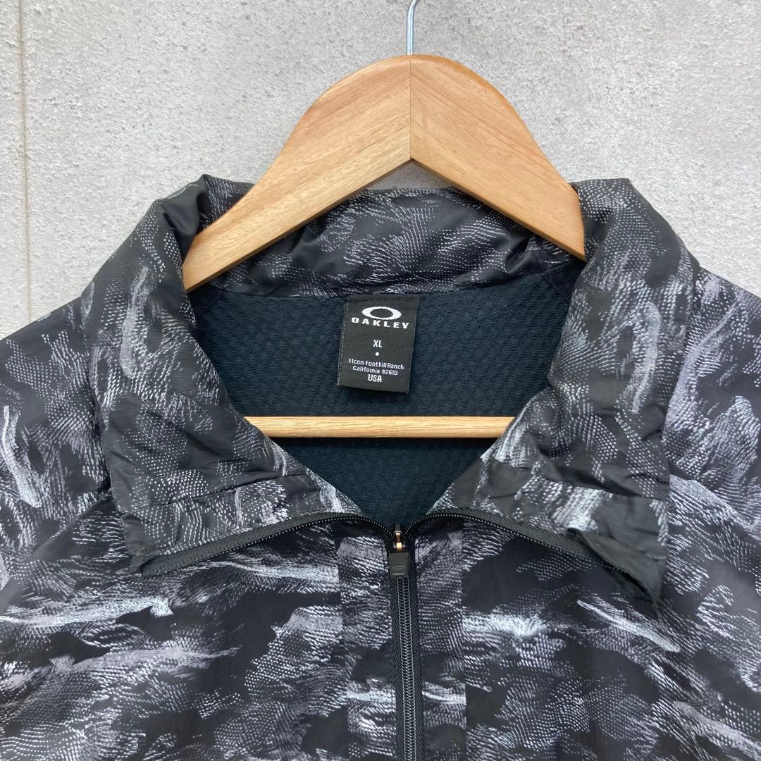 OAKLEY ナイロンジャケット ウィンドブレーカー スポーツ ゴルフ 黒 XL