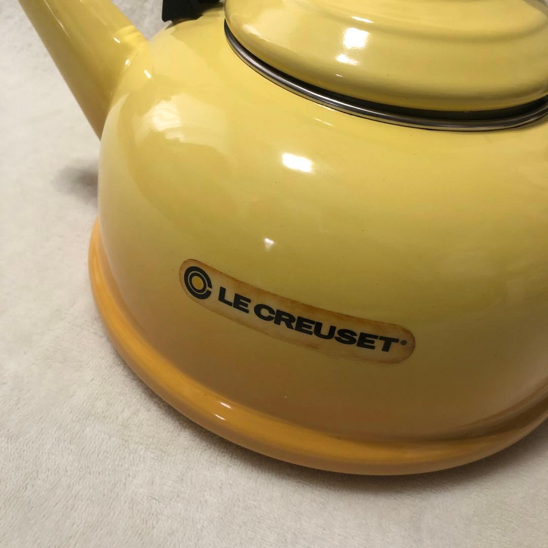未使用 ル・クルーゼ 生産終了品 1.6L イエロー ケトル やかん 廃盤