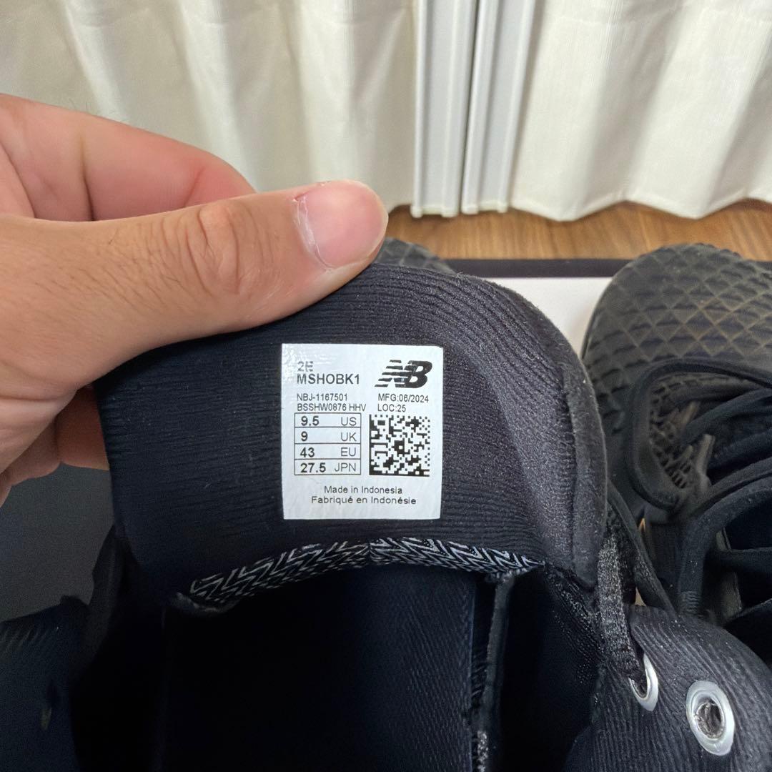 new balance S01 ブラック/ゴールド スパイクシューズ