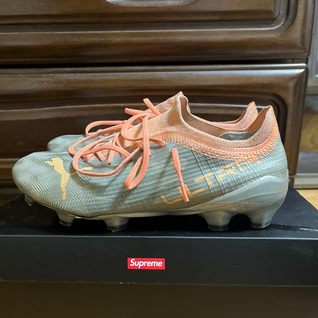 ASICS サッカースパイク 黒　プーマウルトラ値下げ可
