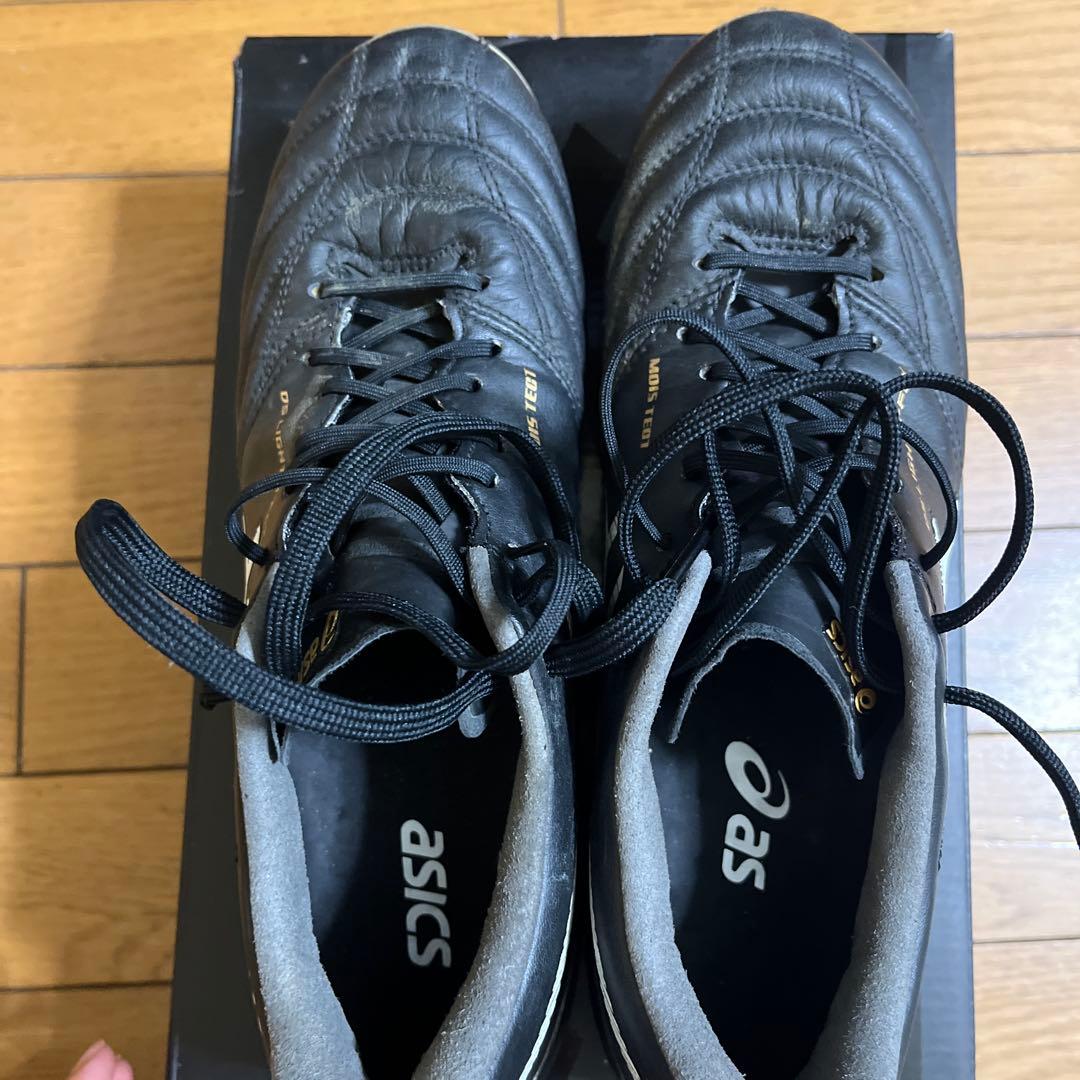 ASICS サッカースパイク 黒　プーマウルトラ値下げ可