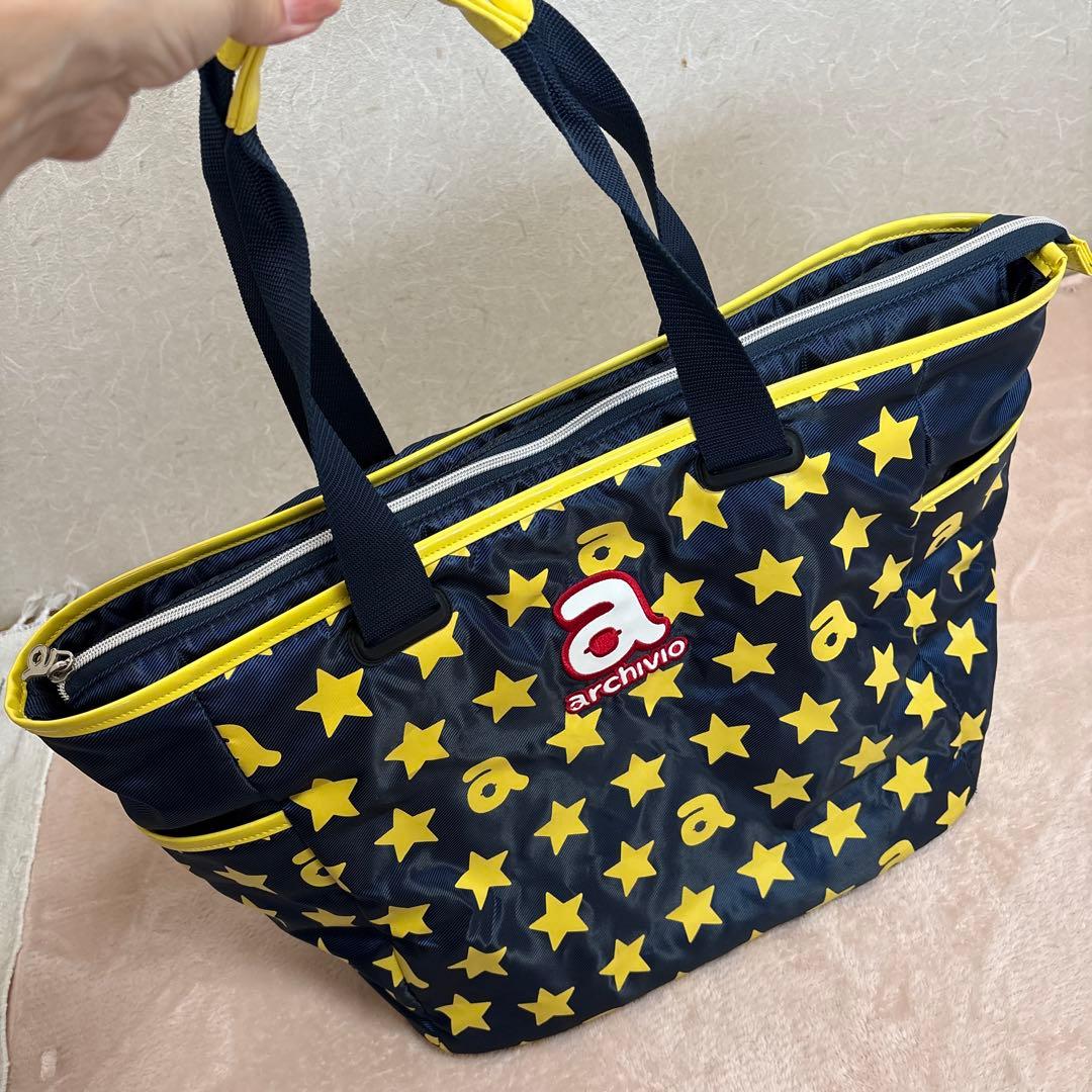 archivio 星柄トートバッグ・巾着バッグセット