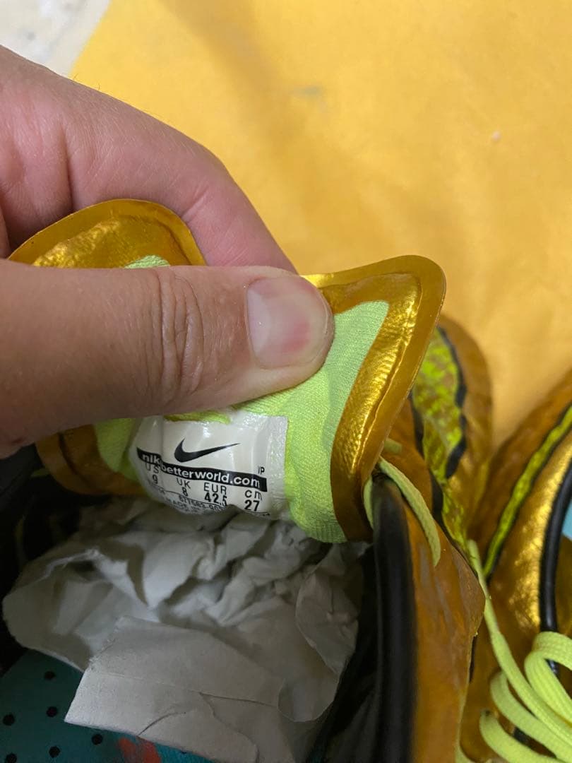 Nike ナイキ ハイパーヴェノム フットサル ネイマール愛用 ゴールド