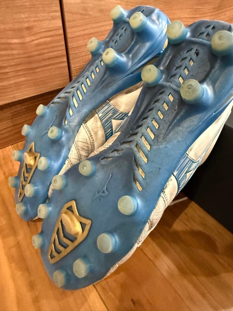 Mizunoモレリア　ネオ4 ジャパン ブルー25センチ