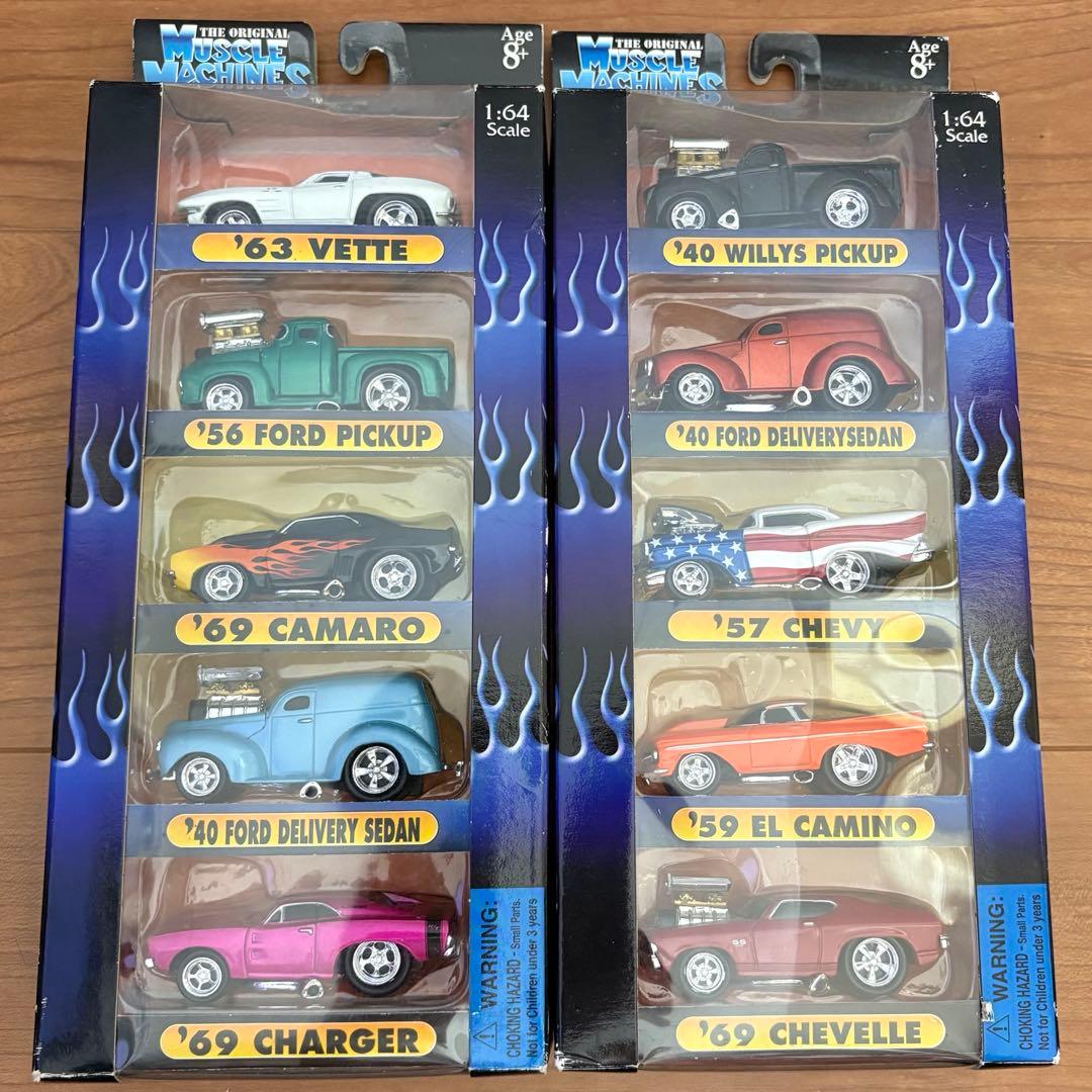 ミニカー 2002 OriginalMuscleMachinesTooHot 5Pack
