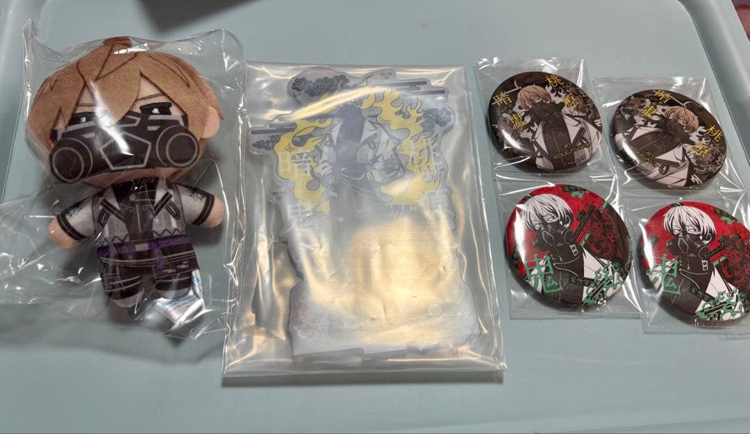 桃源暗鬼 セガラッキーくじ 皇后崎迅 マスコットぬいぐるみ アクリルスタンド 缶