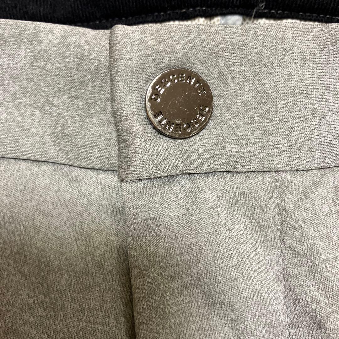 DESCENTE ライトグレー フリースパンツ ゴルフ サイズO(XL)