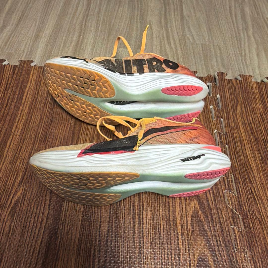 プーマ（PUMA）ディヴィエイトニトロエリート3 オレンジ　27.5cm