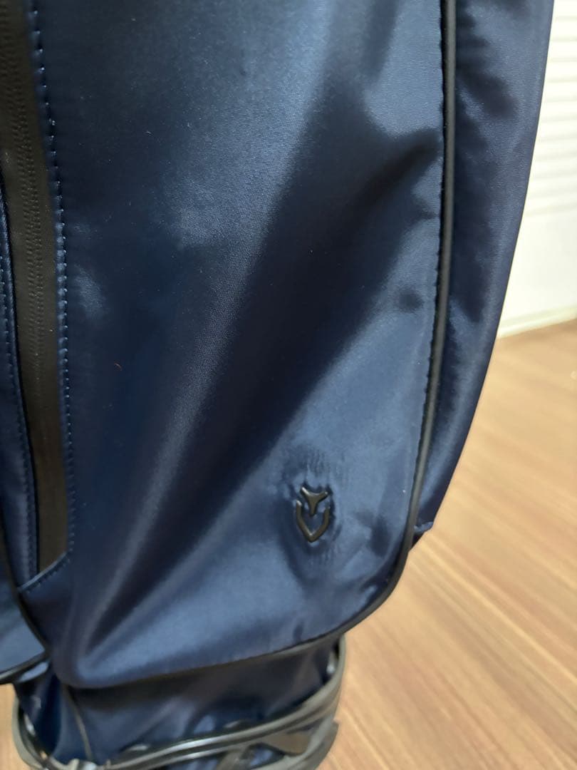 【美品】VESSEL ベゼル キャディバッグ 7.5型 ネイビー 軽量