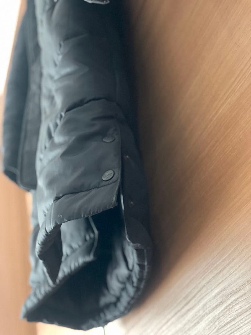 ATHLETA カモフラージュ ベンチコート ブラック　160㎝