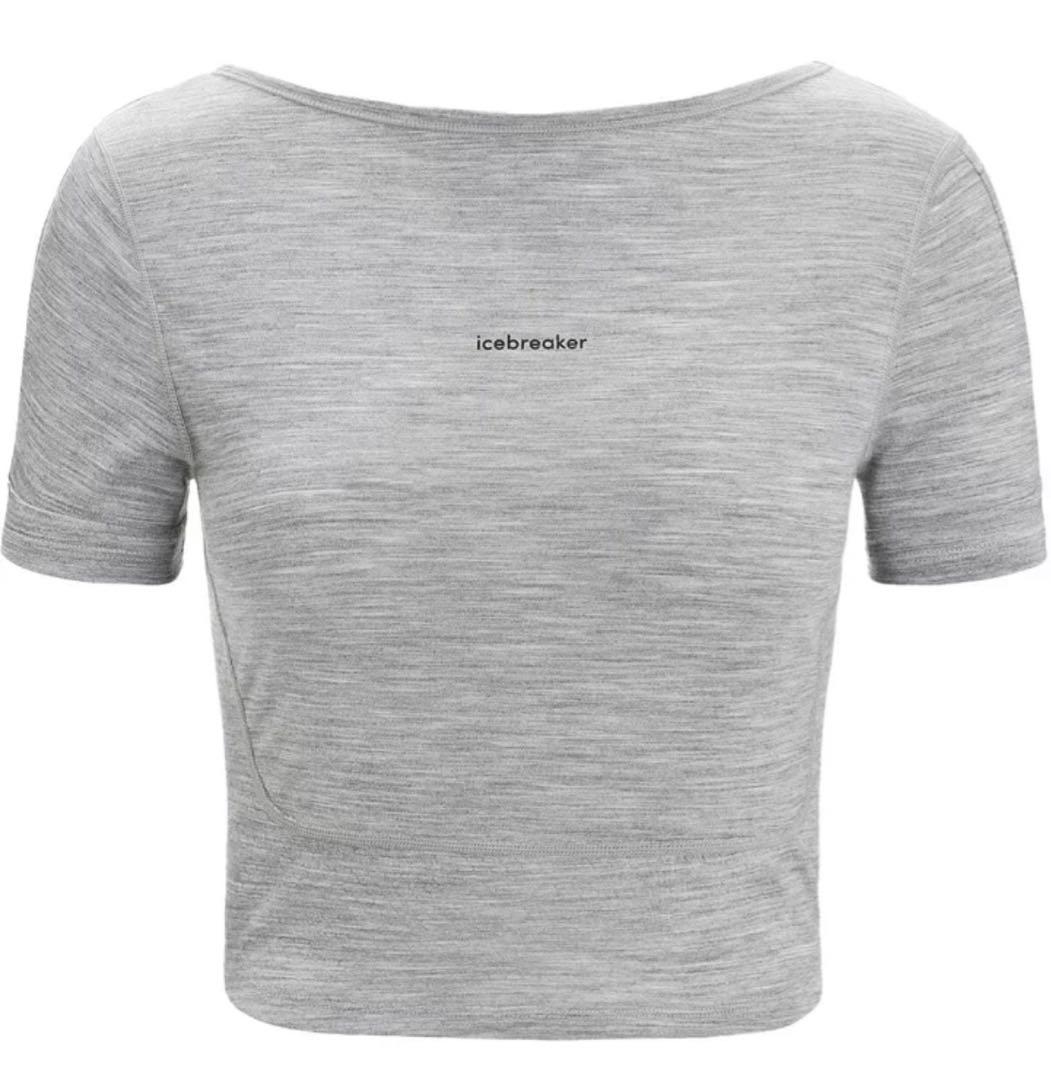 Icebreaker アイスブレイカー　クロップッド丈Tシャツ