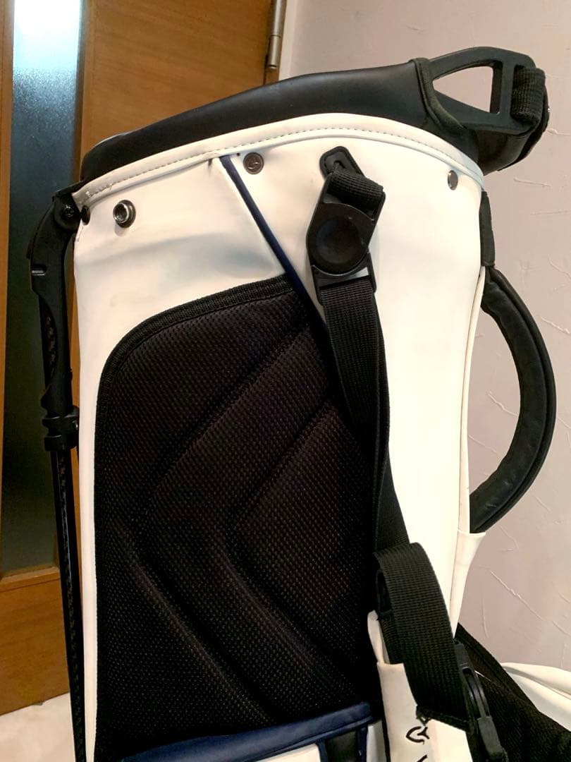 希少　完売　ベゼル　プレイヤー　ホワイト　ネイビー　スタンド　キャディバッグ