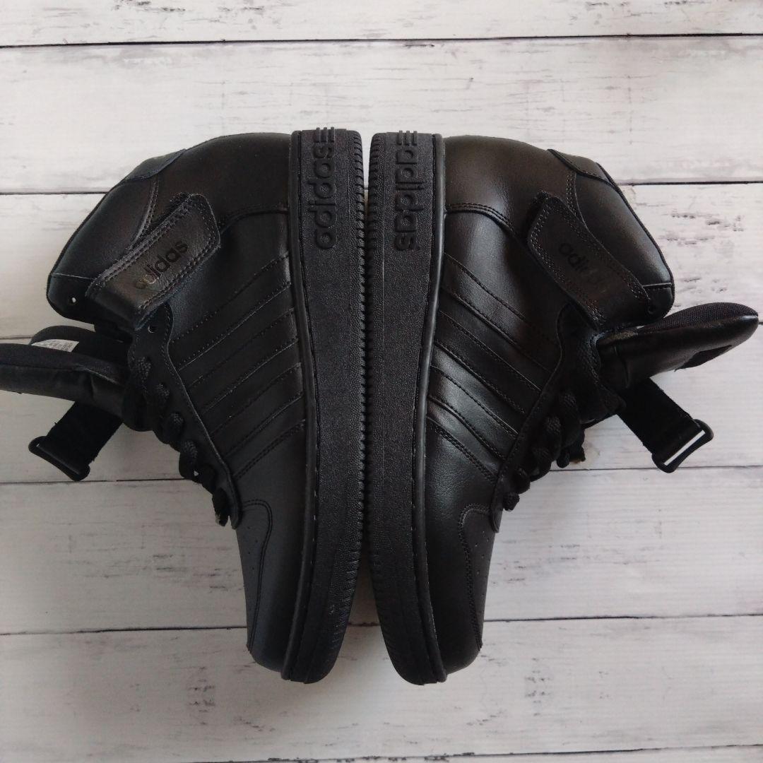 ☆極美品☆adidasアディダス ネオビッグタン3 ハイカットレザー スニーカー
