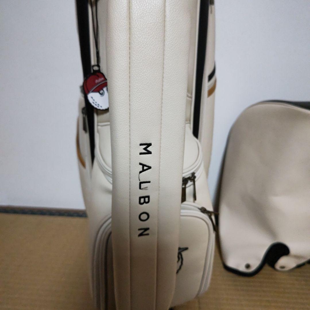 Malbon Golf キャディバッグ ホワイト