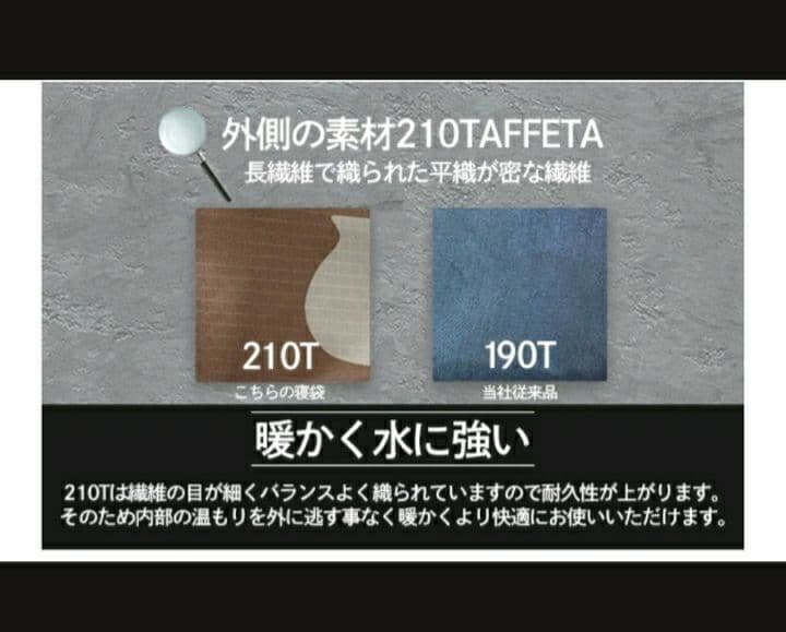 2点セット ウッドランド迷彩 封筒寝袋 -15 冬春用 カモフラ ブラック 防災