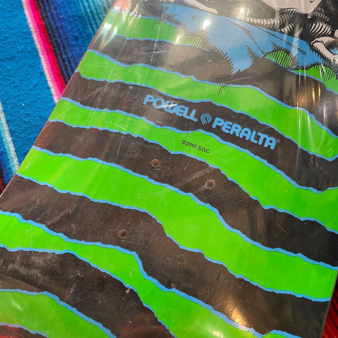 POWELL PERALTA スカルスケボーデッキ 9.85インチ×31.45