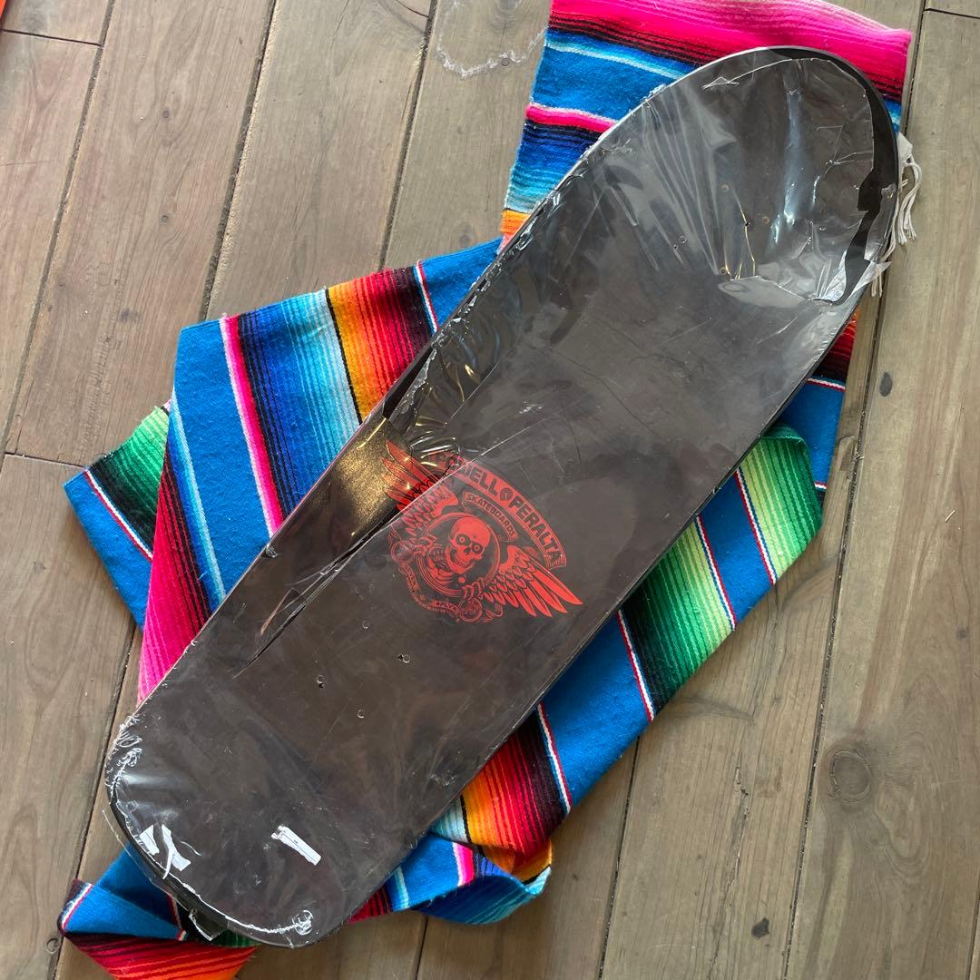 POWELL PERALTA スカルスケボーデッキ 9.85インチ×31.45